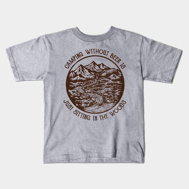 Just Sitting in the Woods Kids T-Shirt by kg07_shirts